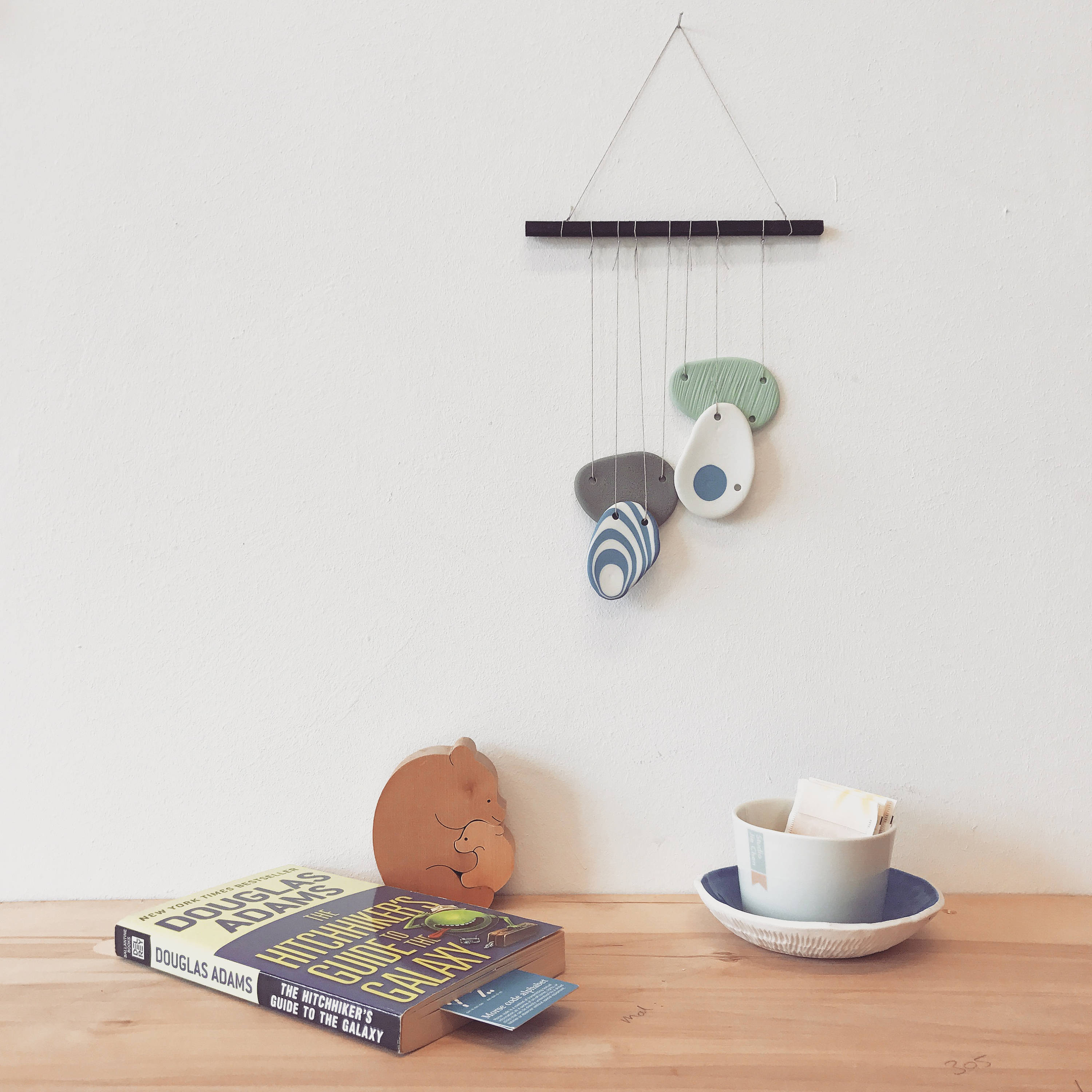 Prêt à Expédier, Matin d'hiver, Kit Bricolage Carillon Vent de Porcelaine, Sculpture Jardin, Décorat