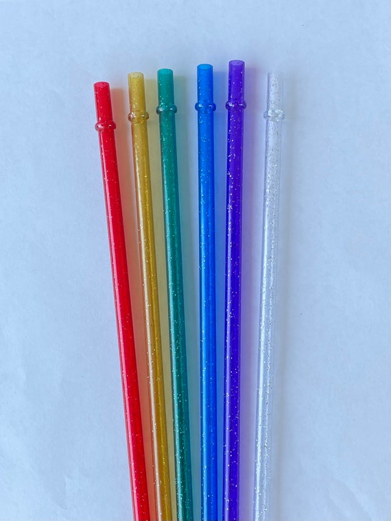 11 Glitter Reusable Straw 