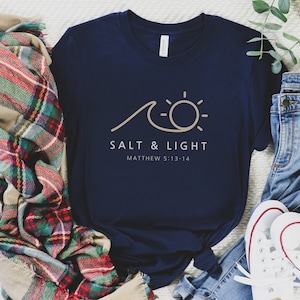 Salt and Light Christian T-Shirt, Matthew 5:13-14