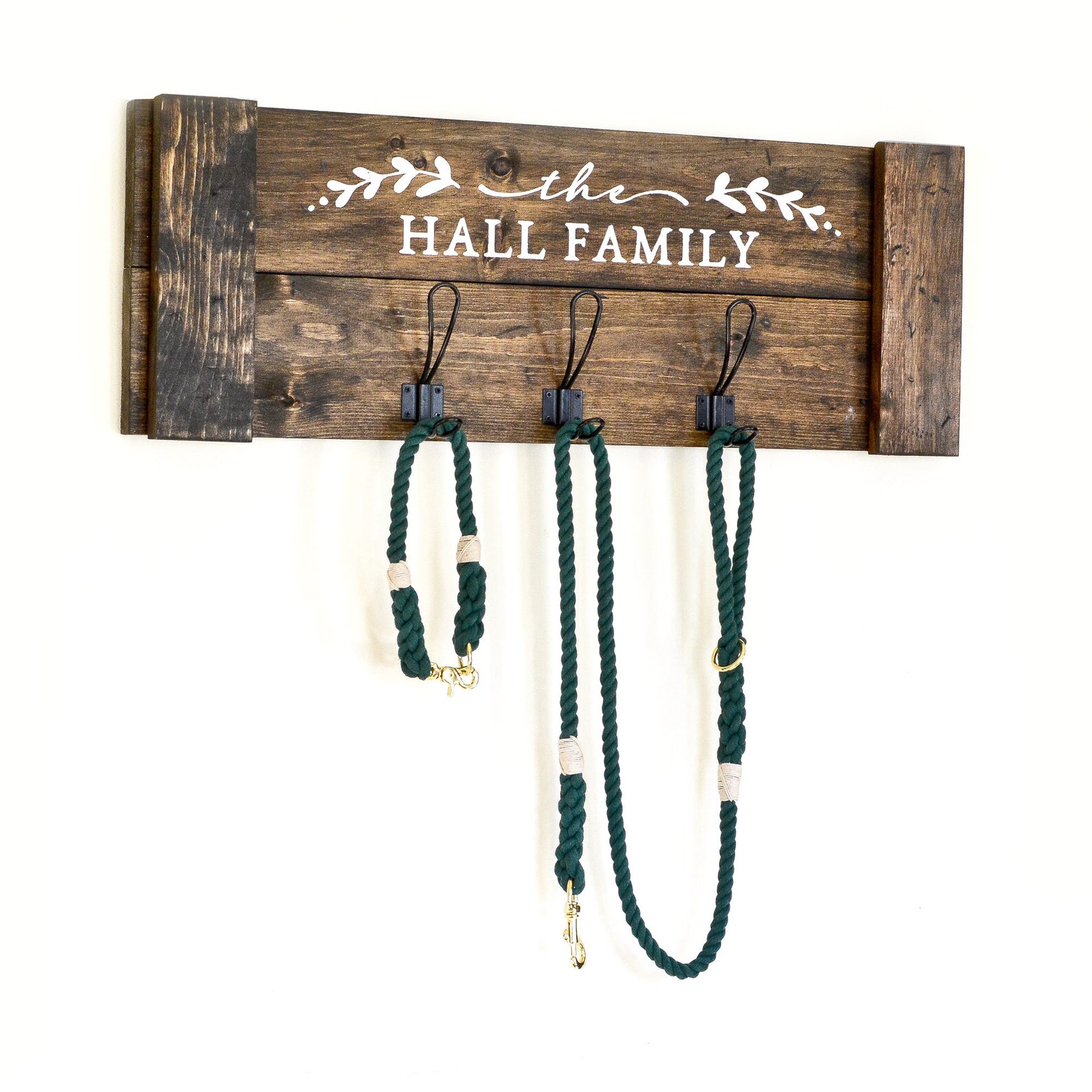 Rope Dog Collar in Hunter Green Green Rope Dog Collar Etsy