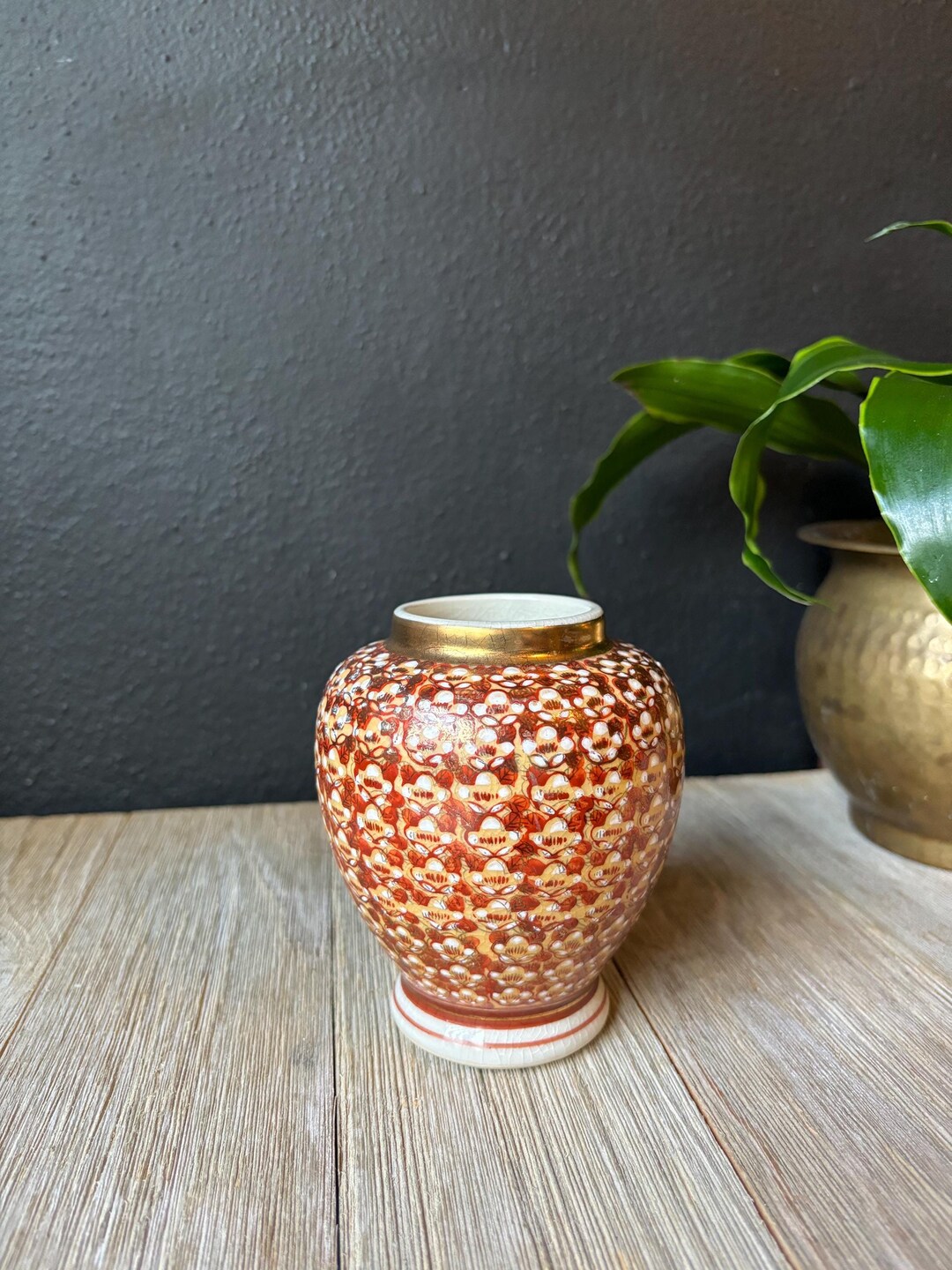 Théière en Céramique Japonaise Kutani Lapins et la Lune (avec passoire à thé) Import Japon