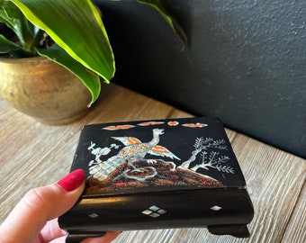 8個×ヴィンテージ　スチール製ボックス VINTAGE C1990's JEWELRY Box 12