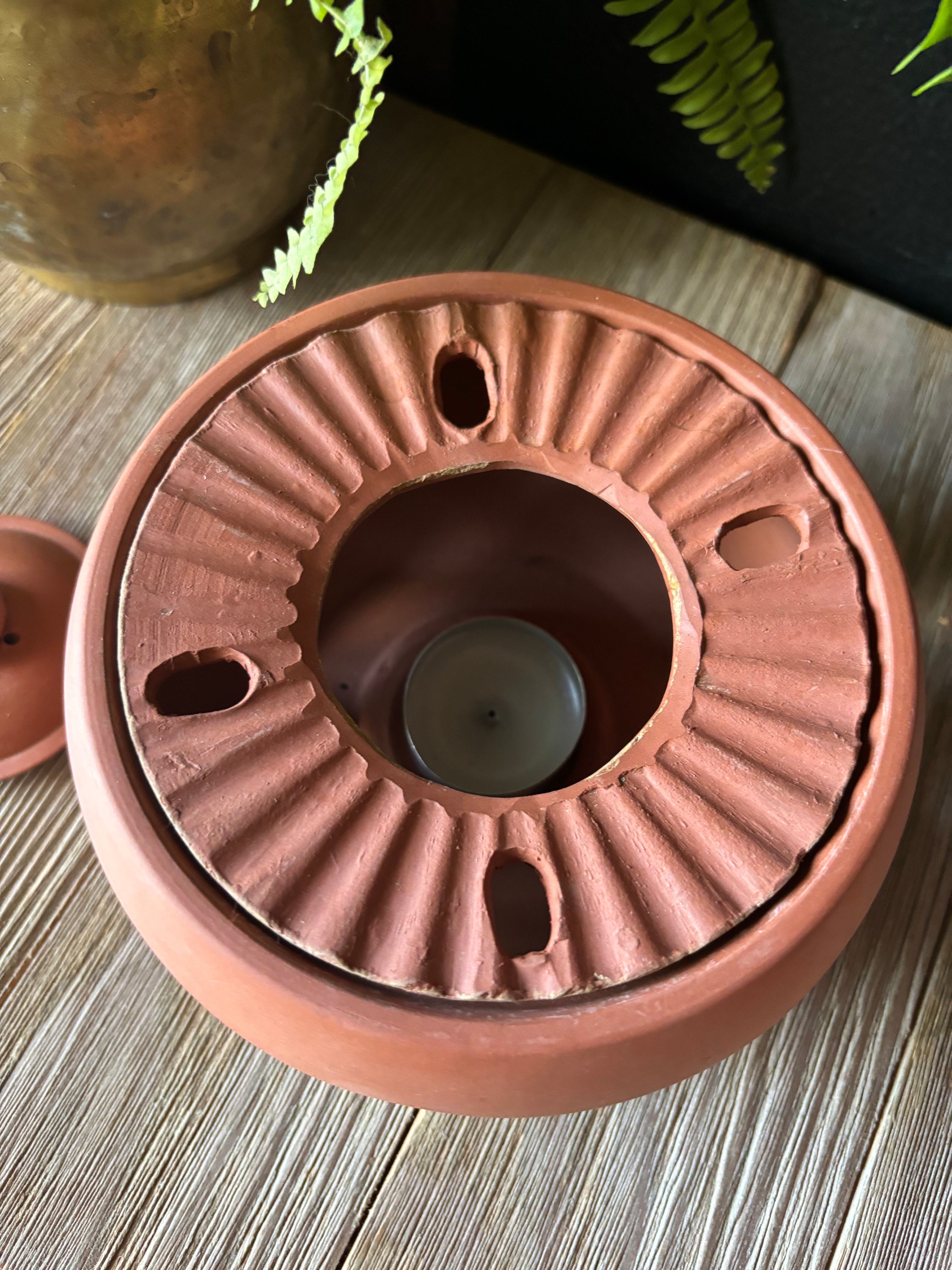 でさん専用　中国美術　釣窯手　盃　木箱付　口径9.8㎝　東Y7-0613③タエト Vintage Chinese Yixing Zisha Red Clay Funnel Steam Pot - Etsy