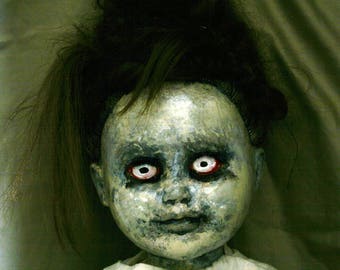 Art, Halloween Art, Eerie Child, Ghost Child, Halloween Decor, Spooky Child