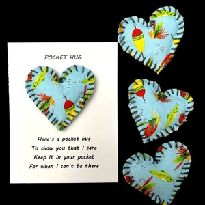 Câlin de poche, coeur de poche, cadeau, ami, amour, coeur doux, câlin, carte cadeau, petit coeur de poche, pêche, crochet, Saint-Valentin