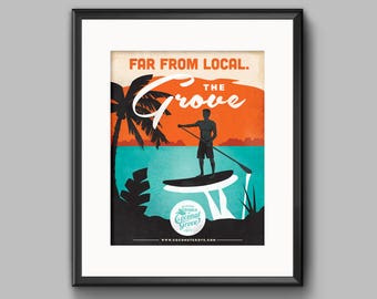 Vintage 1986 Thomas Mcknight Hanson Galleries Coconut Grove