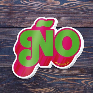 Ño Sticker - Sticker 3-pack - Miami Cuban Spanglish Design