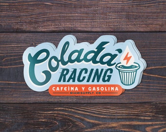 Colada Racing - Sticker 3-Pack - Miami Cuban Coffee / Cafecito / Colada Motorsports