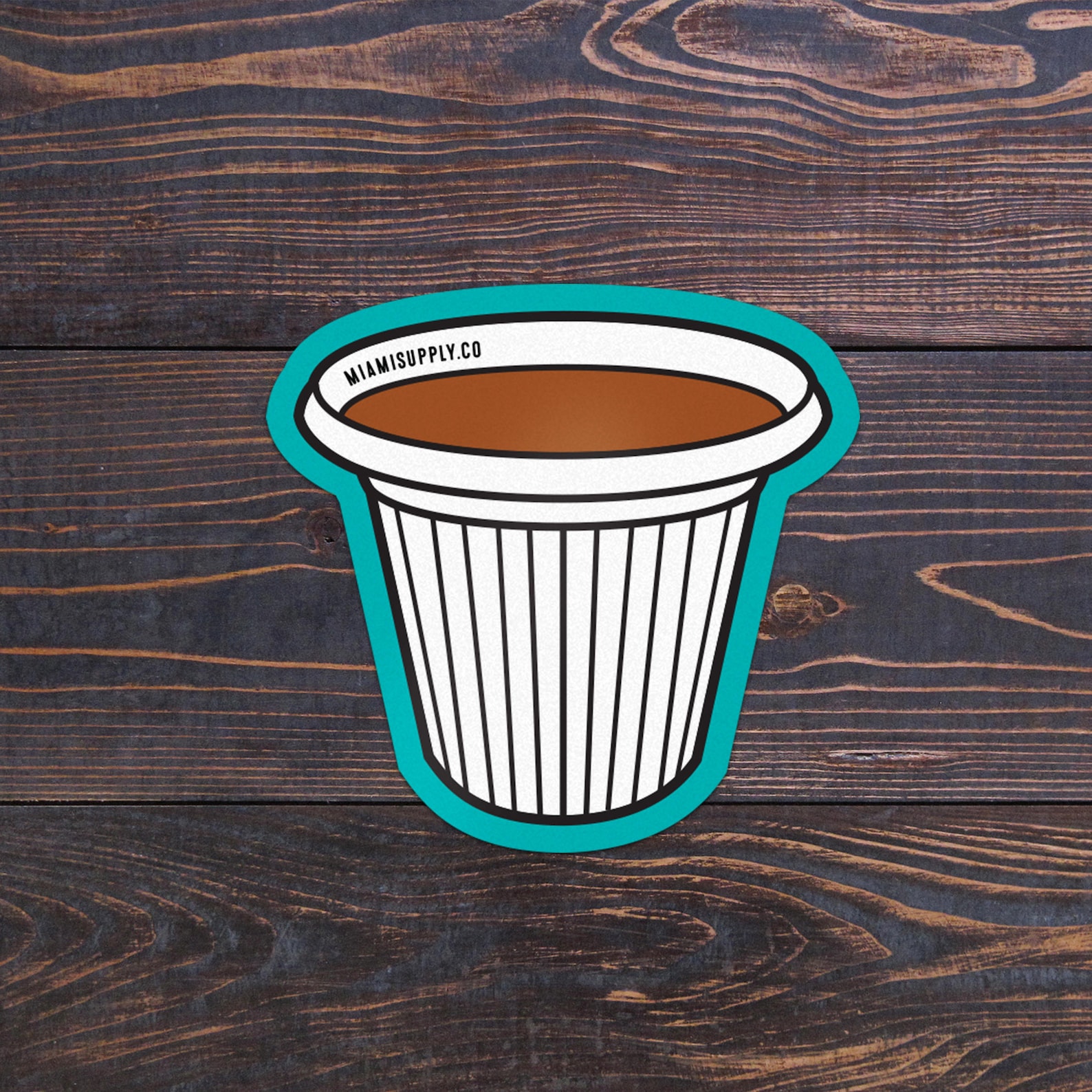 Miami Cuban Coffee - Cafecito Sticker - Etsy