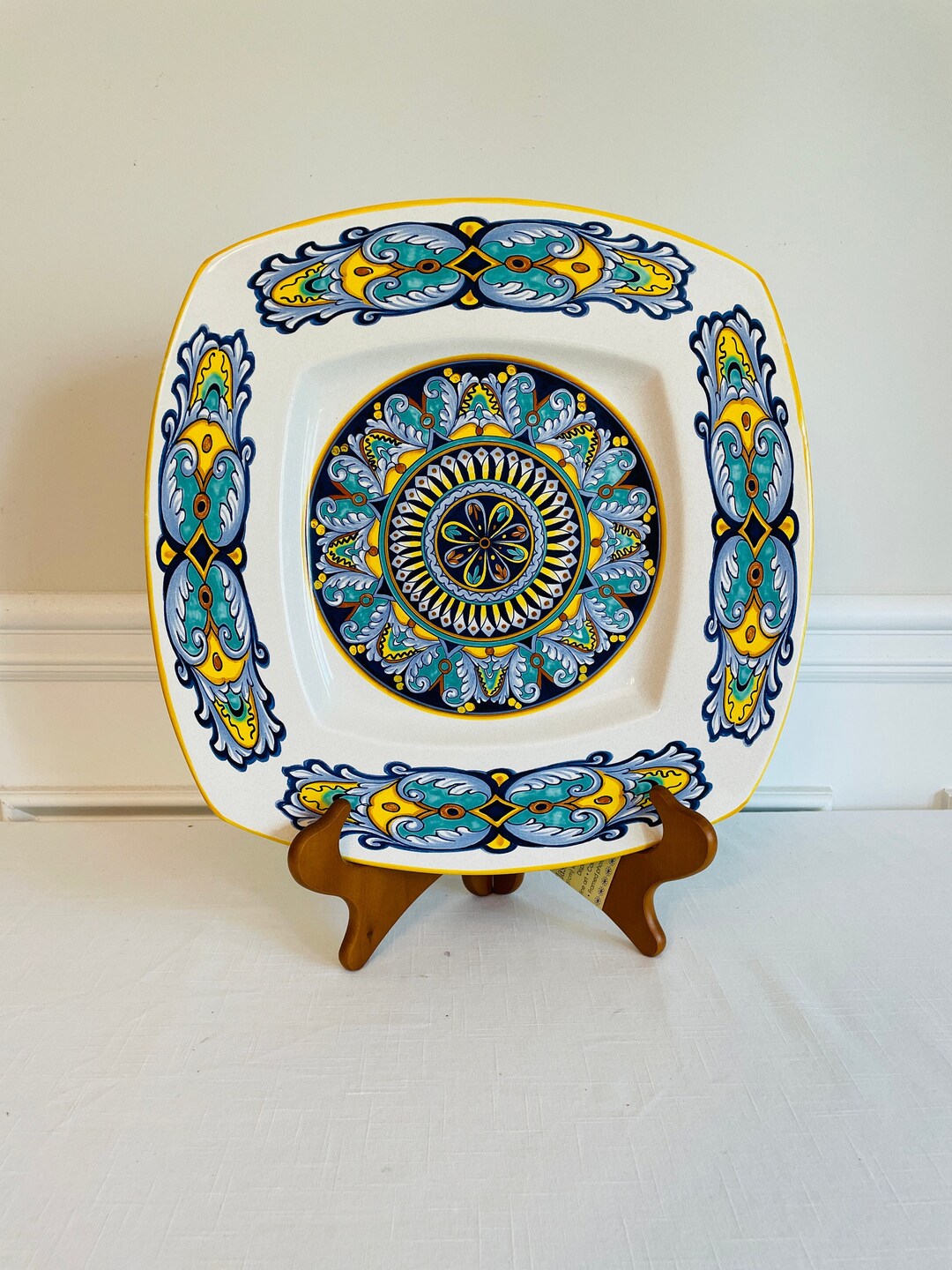 Large Ceramica Nova Deruta Platter - Etsy
