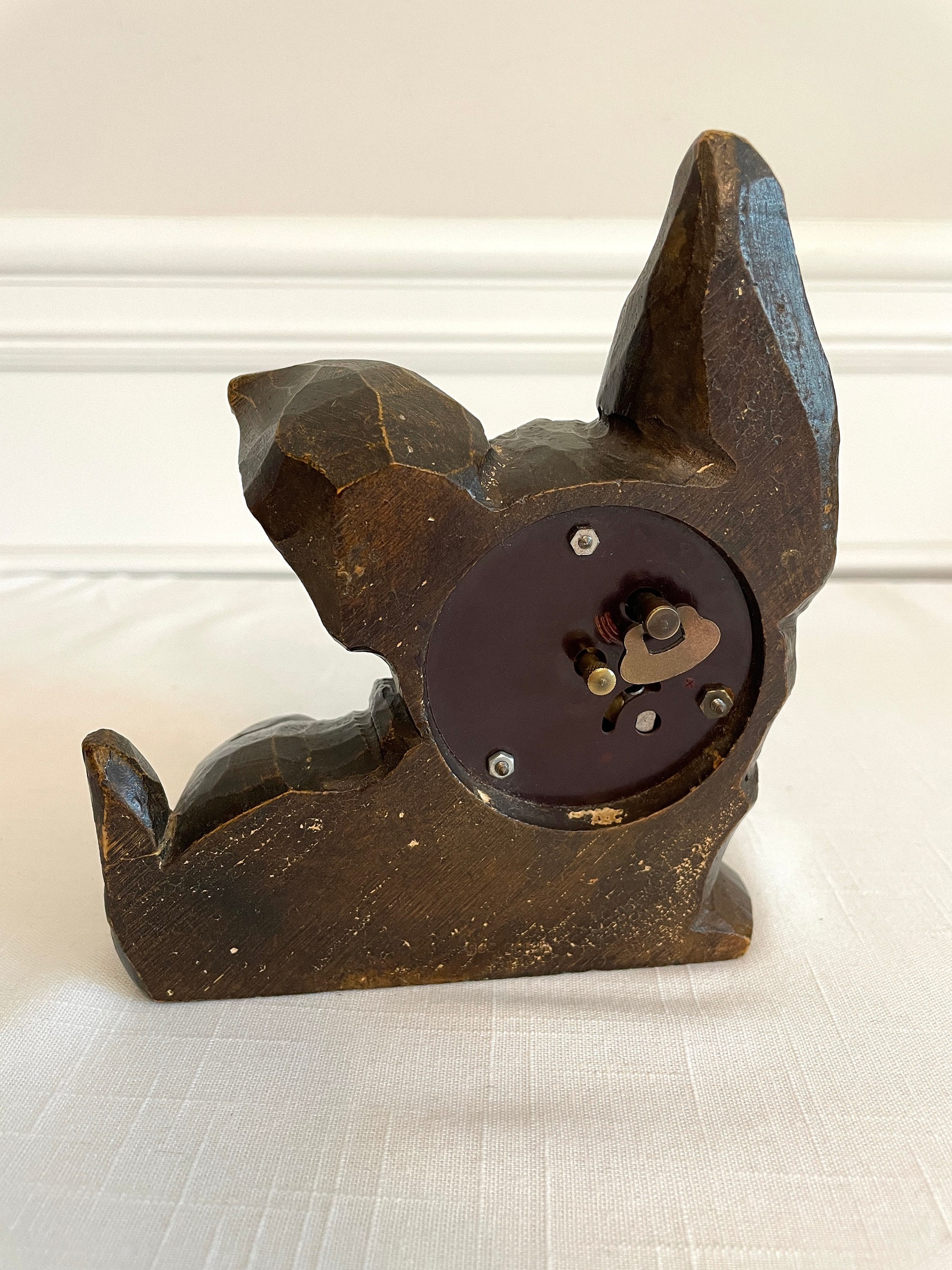 Rare German Oswald Dog Clock Rolling Eye Dog Clock Black Etsy