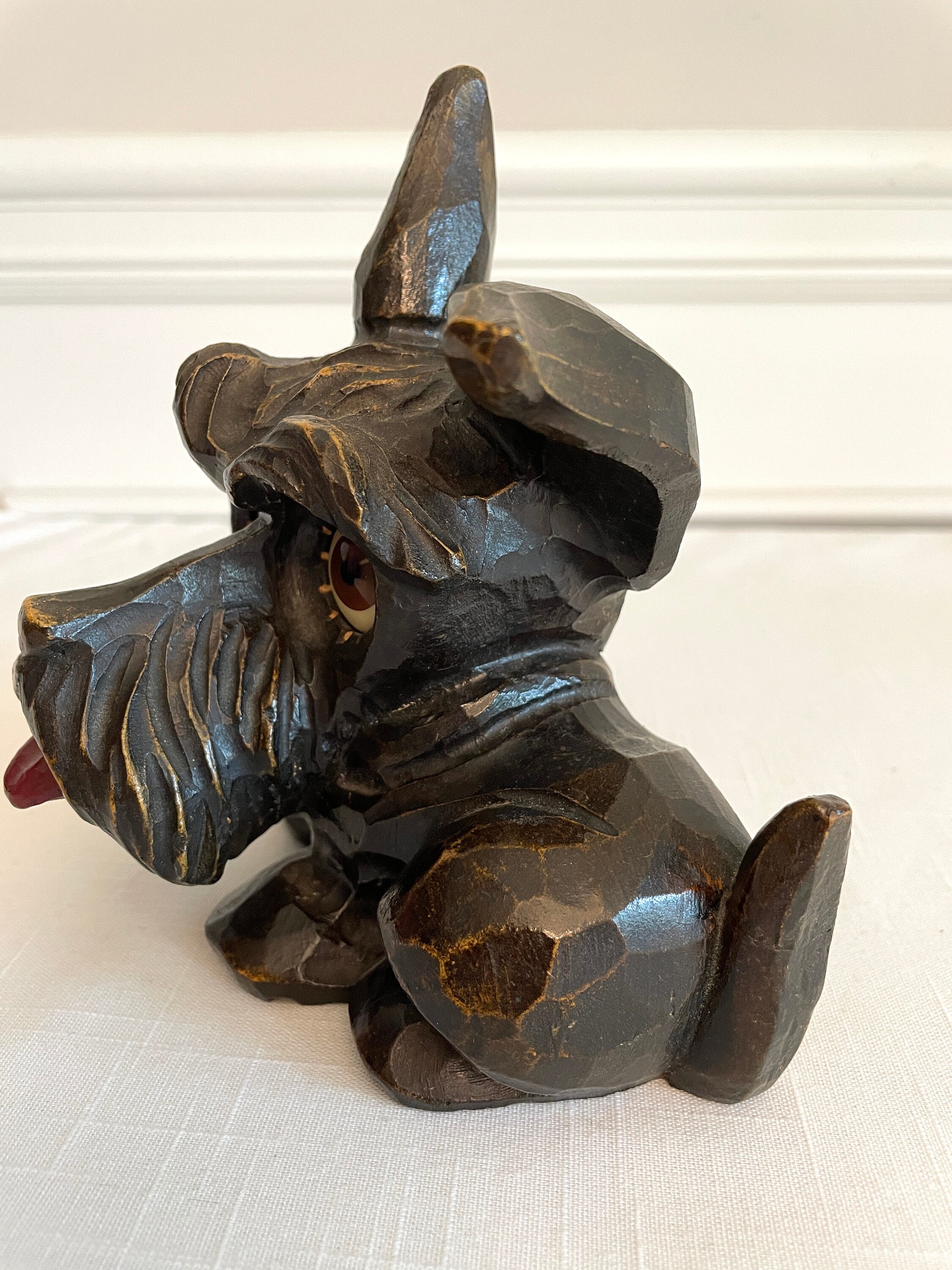 Rare German Oswald Dog Clock Rolling Eye Dog Clock Black Etsy