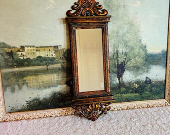 bronze small hallway mirror