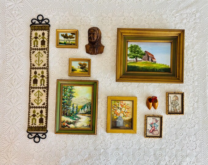 Vintage Cottagecore Curated Wall Decor - Etsy