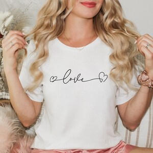 Felpa Love San Valentino, T-shirt minimalista, Felpa Unisex San Valentino