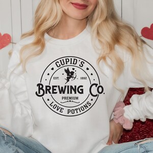 Cupids Brewing Co Valentines Day Sweatshirt, Cupid T-shirt, Unisex Valentines Sweatshirt