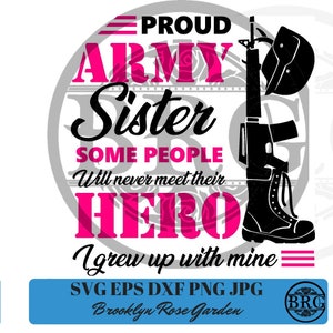 Army sister eps svg dxf png jpg INSTANT DOWNLOAD