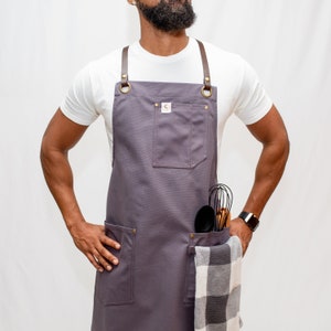 Aprons/2 DAY FREE SHIPPING/Valentine's day Gift for Chefs, Artists, Butcher/Restaurant apron/Washed canvas aprons/Wholesale aprons image 1