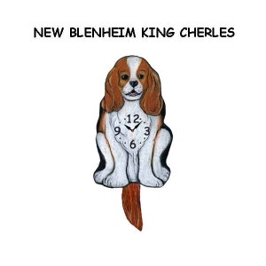 Blenheim King Charles clock