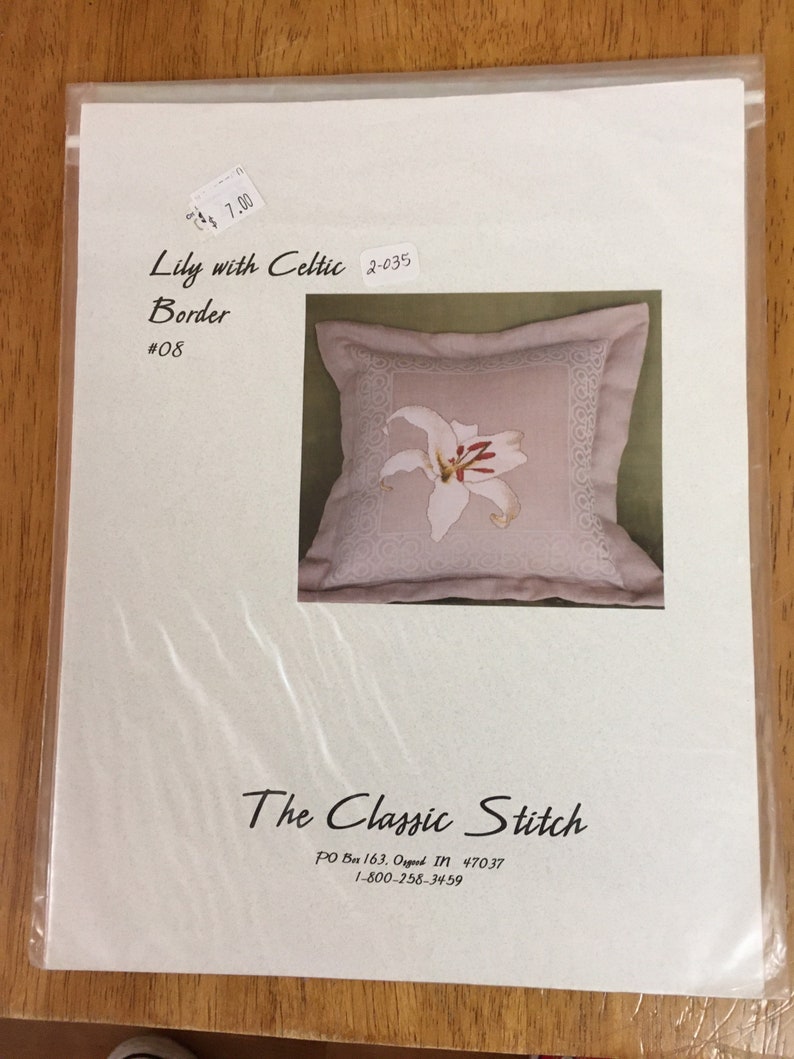 Lily with Celtic Border
