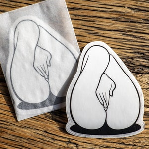 White Being Stickers | Set of 5