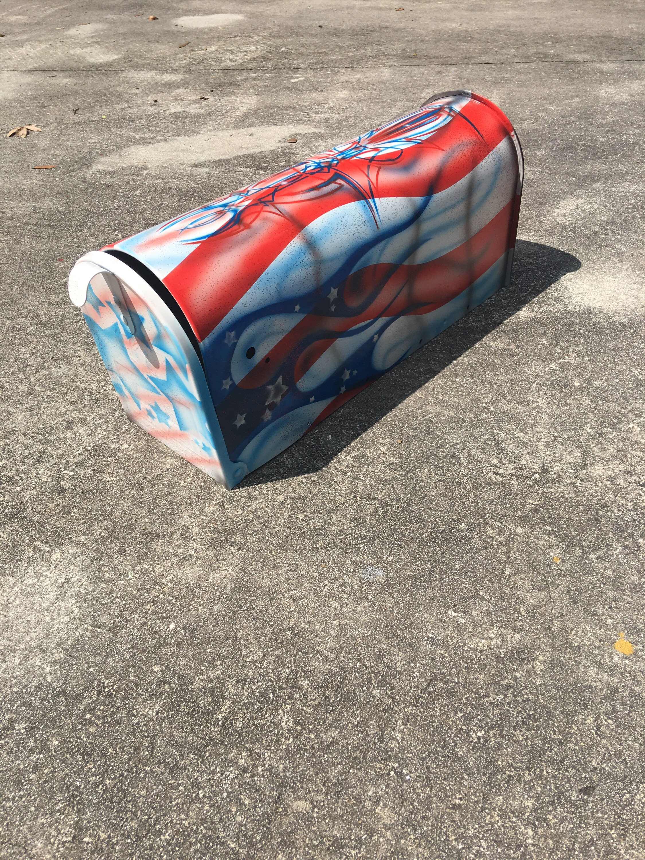 Mailbox Custom Hot Rat Rod Tattoo Scallops pinstripe art Etsy