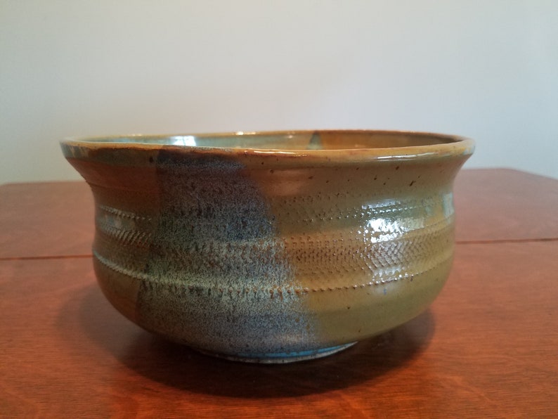 Colorful Ceramic Serving Bowl Etsy