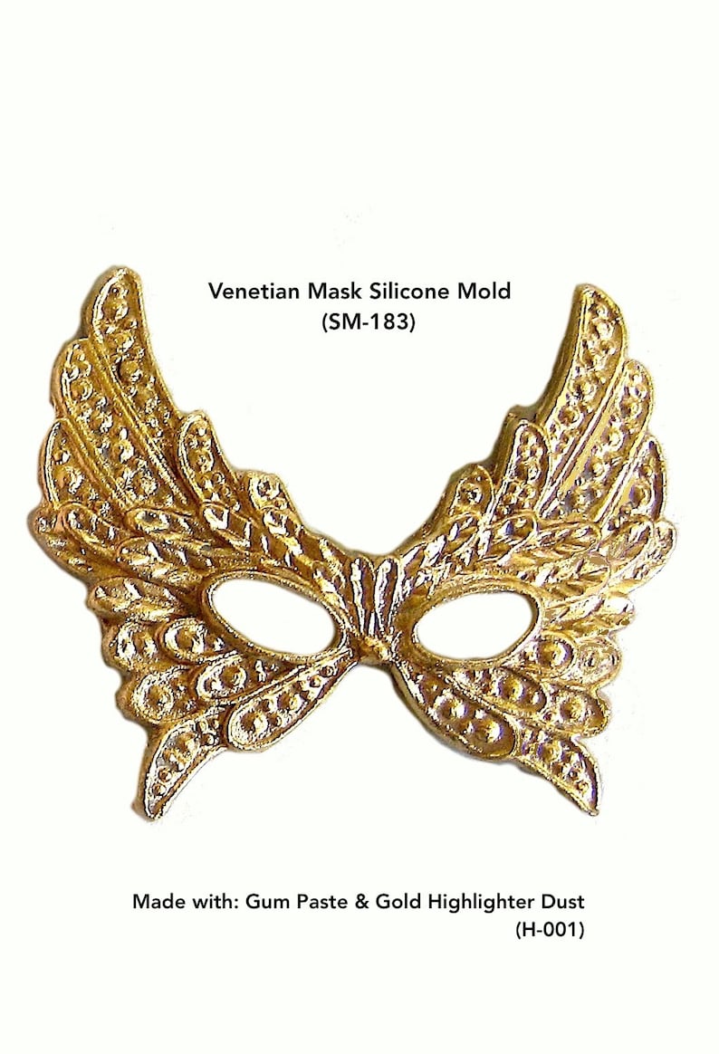 Masquerade Mask Silicone Mold Food Grade Mask Mold Etsy