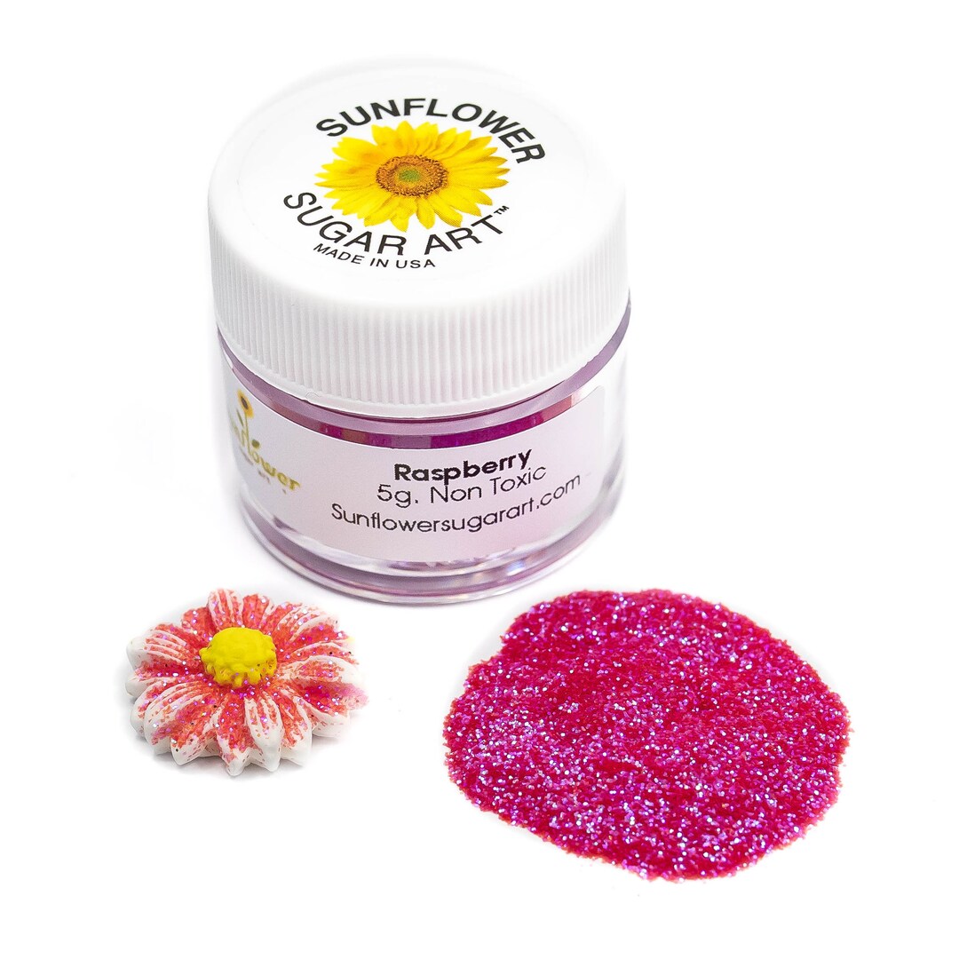 Raspberry Glitter Nontoxic Decorating Glitter Arts Etsy UK