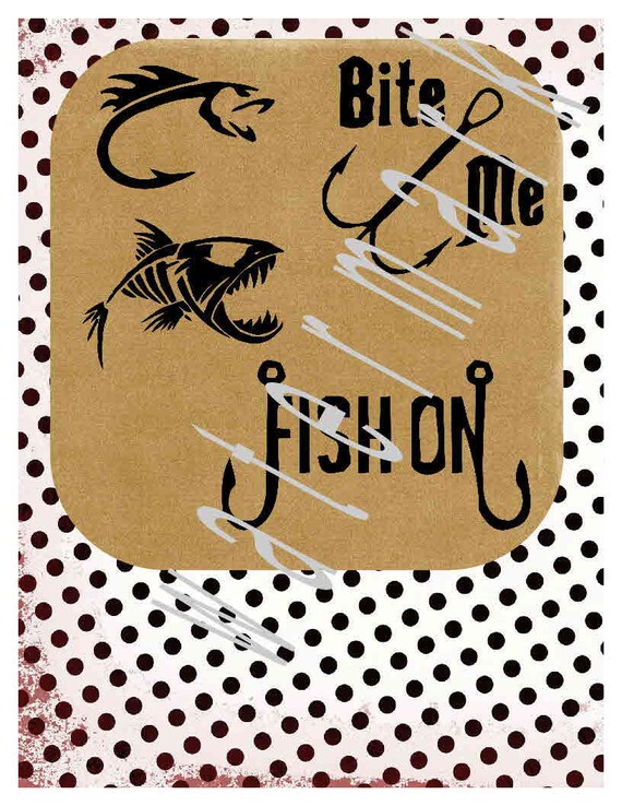 Download Items similar to Fishing SVG - Fishing iron on transfer ...