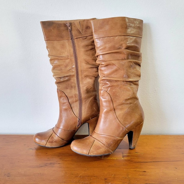 Miz Mooz Congac Leather Boots | Size 7.5