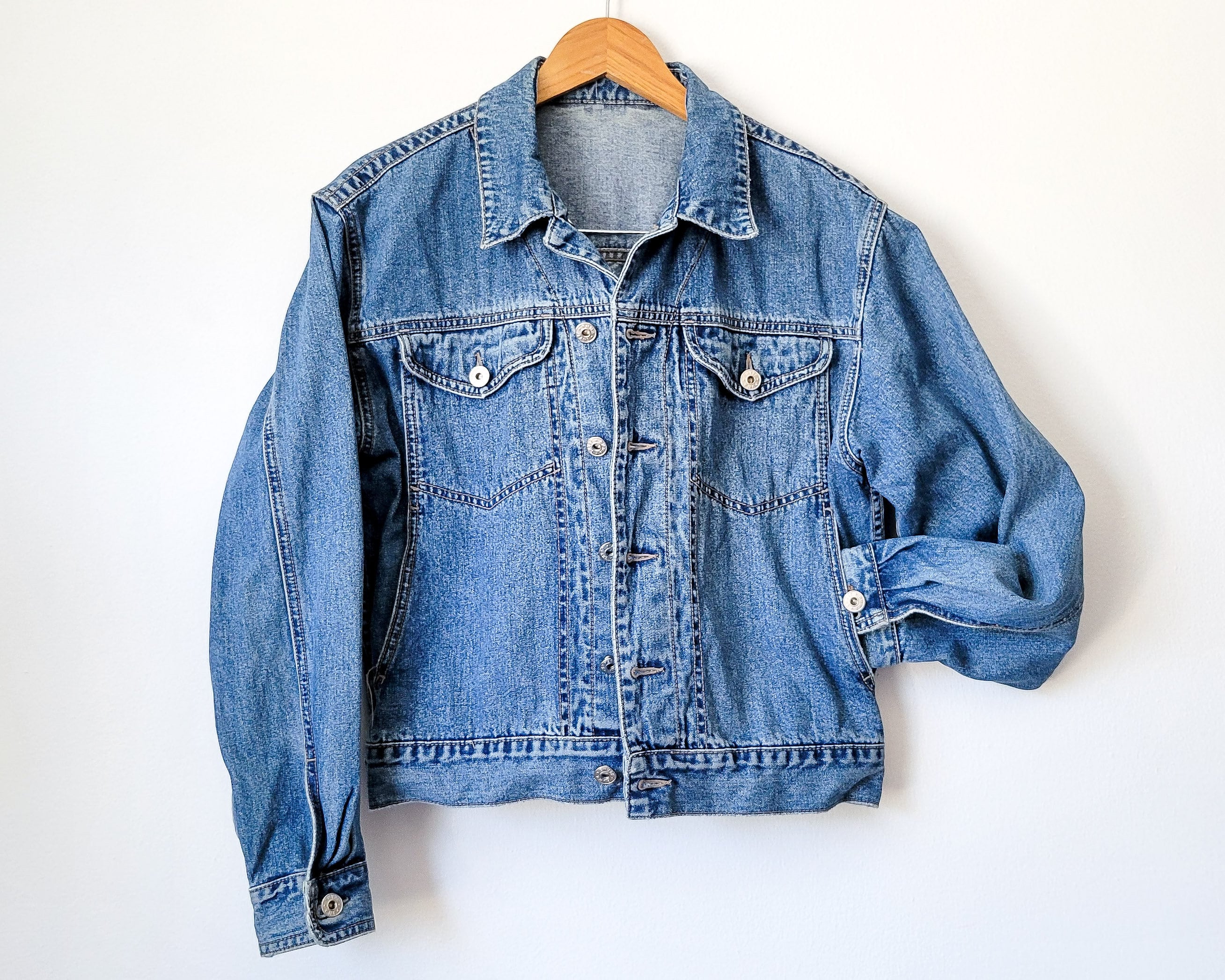 Vintage Puma Denim Jean Jacket Etsy UK