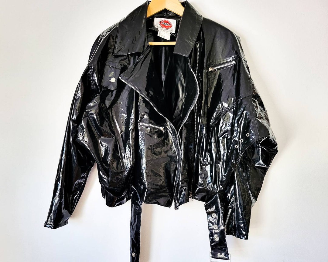 Vintage Downtown Wippette Vinyl Motorcycle Rain Jacket - Etsy