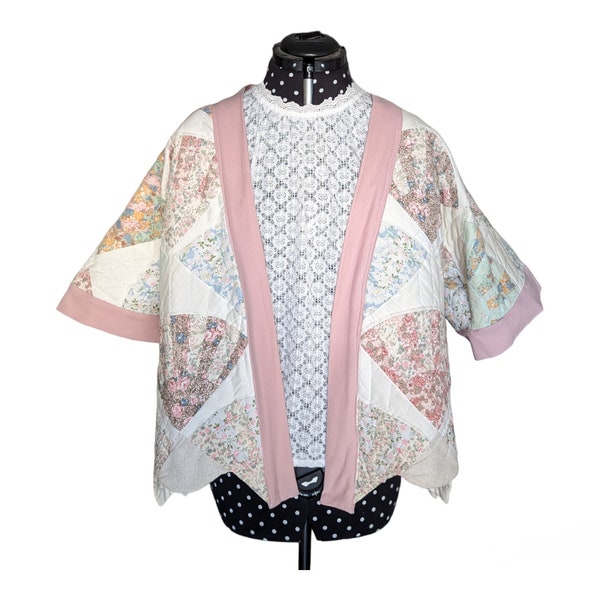 Kimono upcycling patchwork