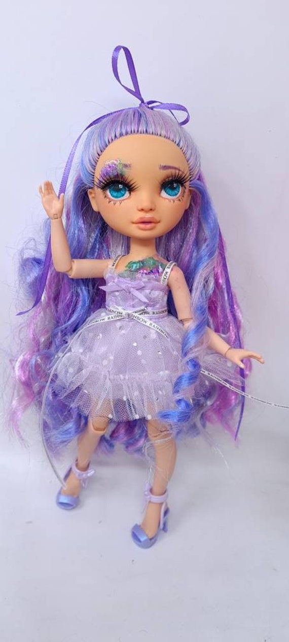 Rainbow High Doll Violet Willow Fantastic Fashion Doll And Barrettes