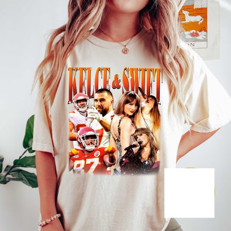 Vintage Kelce Swift Png, Taylor Chief Shirt, Taylor's Boy Friend Png ...