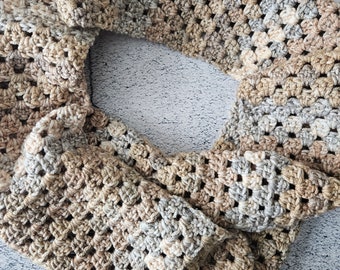 PATTERN - Crochet: Granny Stripe Scarf