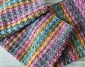 PATTERN - Crochet: BERRY STITCH Scarf