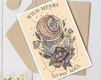 Tattoo Art Card Etsy