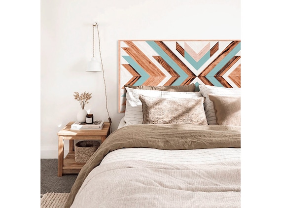 Geometric headboard deals