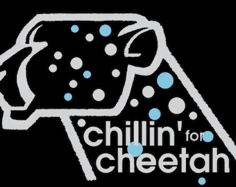 Chillin' for Cheetah  T-Shirt: Unisex Short Sleeve, Conservation Support