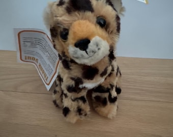Mini plush cheetah