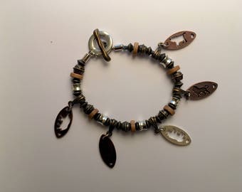 Big 5/Cheetah Charms  Bracelet; African: Wildlife