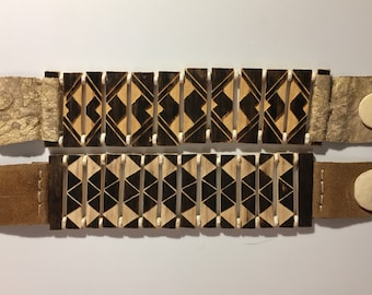 Bartata wood bracelet; African wood