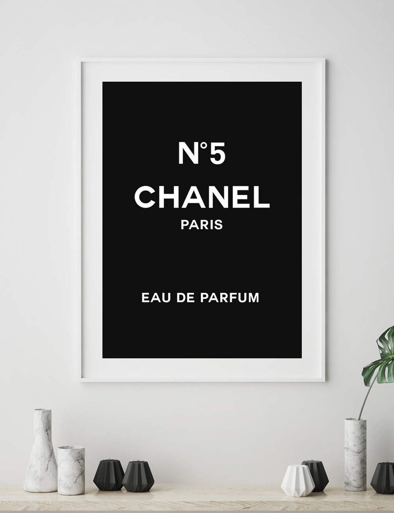 Chanel Print Fashion Art Chanel Logo Chanel Logo Print | Etsy