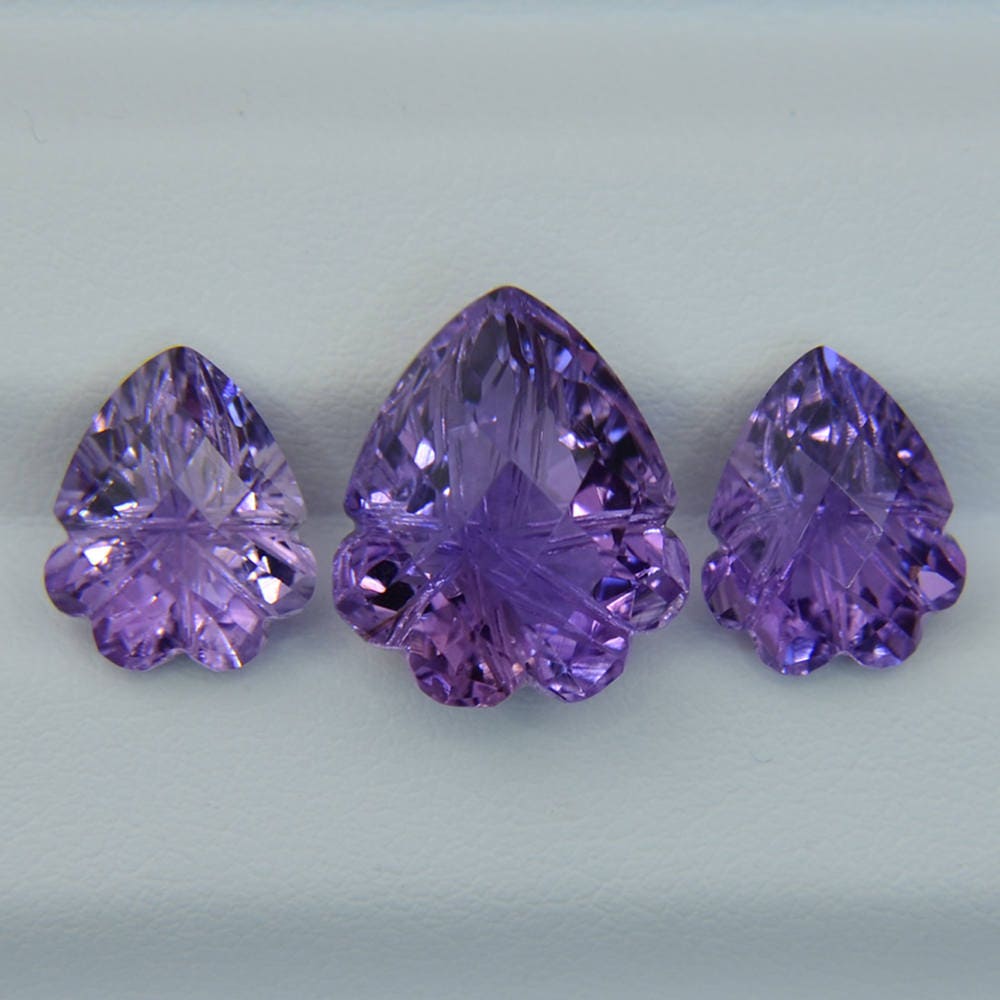 Natural amethyst gemstone faceted amethyst loose stone genuine amethyst stone loose amethyst amethyst loose stone february birthstone