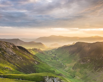 Landscape Photograph, Cumbria, Lake District, Newlands Valley, Skiddaw, Dale Head, Cat Bells