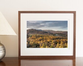 Landscape Photograph, Cumbria, Lake District, Langdale, Autumn
