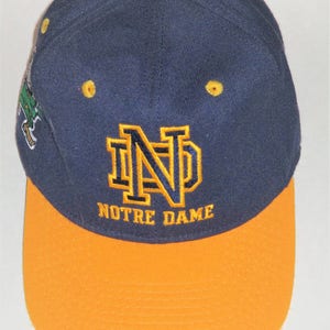 1990's 1 Apparel NOTRE DAME Fighting IRISH Fitted Wool - Etsy