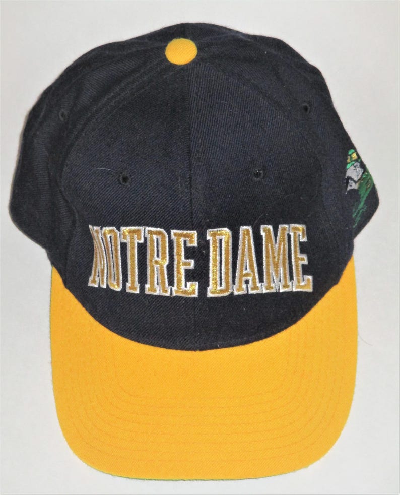 1990's Starter Brand NOTRE DAME Fighting IRISH Fitted Wool - Etsy